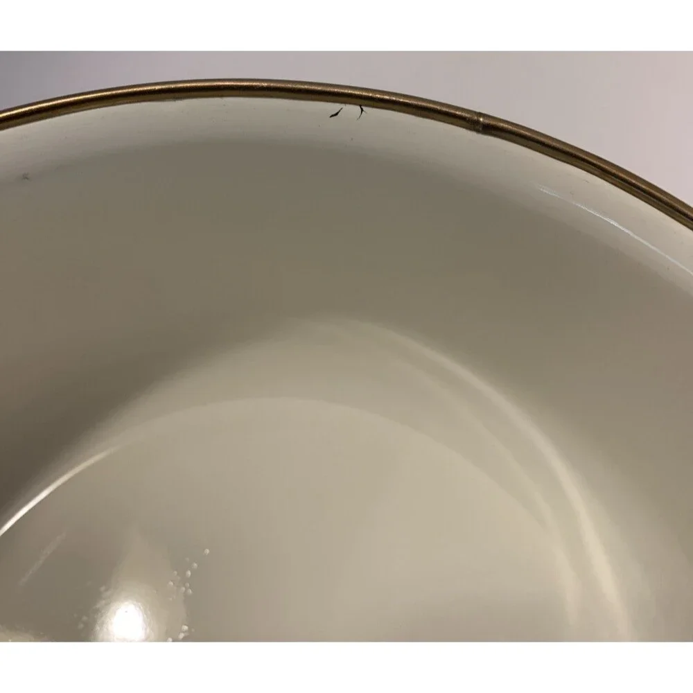 Cornucopia Enamelware Fruit Nesting Mixing Bowls Set Of 3 Enamel Metal